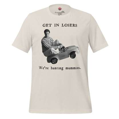 Goin' Mummy Huntin' - Unisex Cotton Tee - shirt-shirts - Short Sleeve - Numbskullz