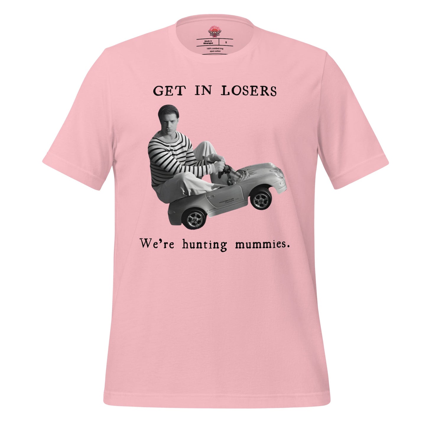 Goin' Mummy Huntin' - Unisex Cotton Tee - shirt-shirts - Short Sleeve - Numbskullz