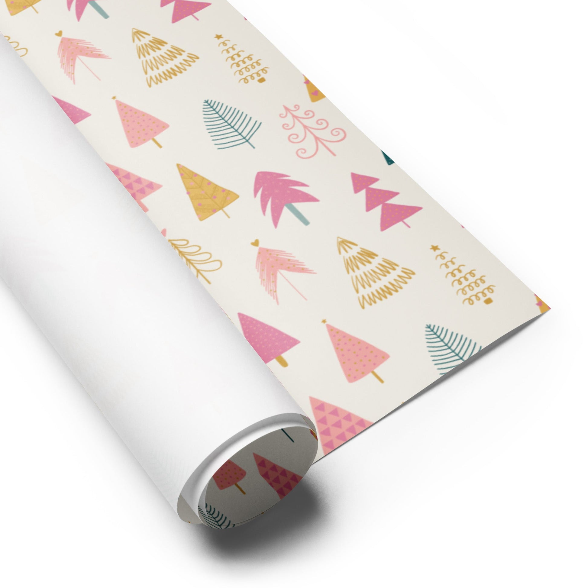 Graphic Trees - 3 Holiday Wrapping Paper Sheets - Christmas - giftwrap - paperproducts - Bad Horse