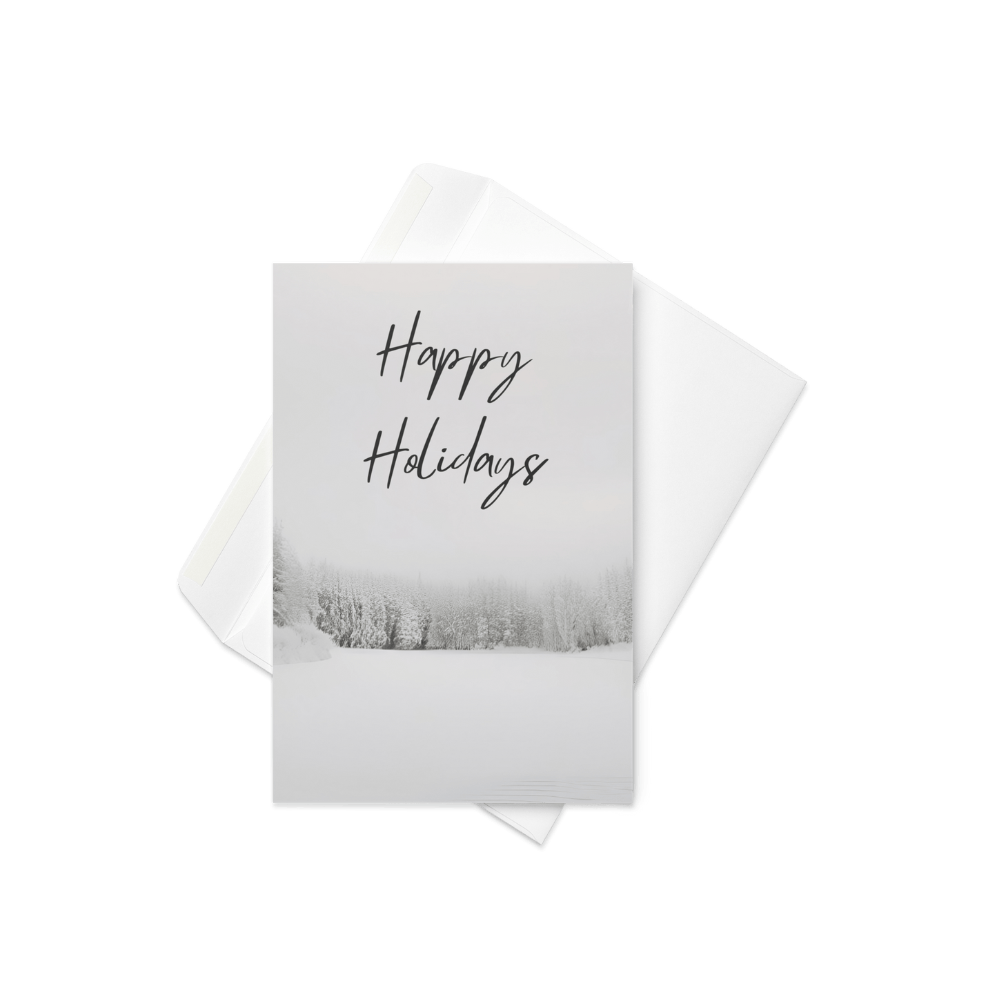 Happy Holidays - Holiday Card - blank - Card - cards - Bad Horse
