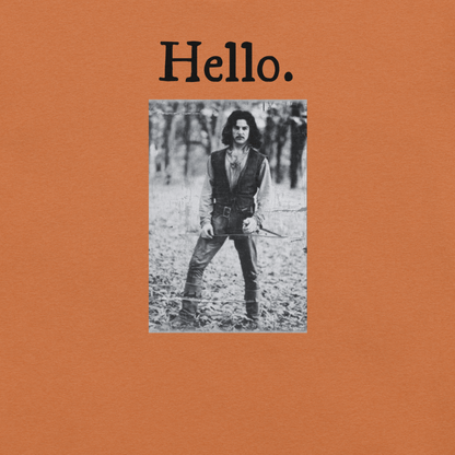 Hello - Unisex Cotton Tee - shirt - Short Sleeve - T-shirt - Numbskullz