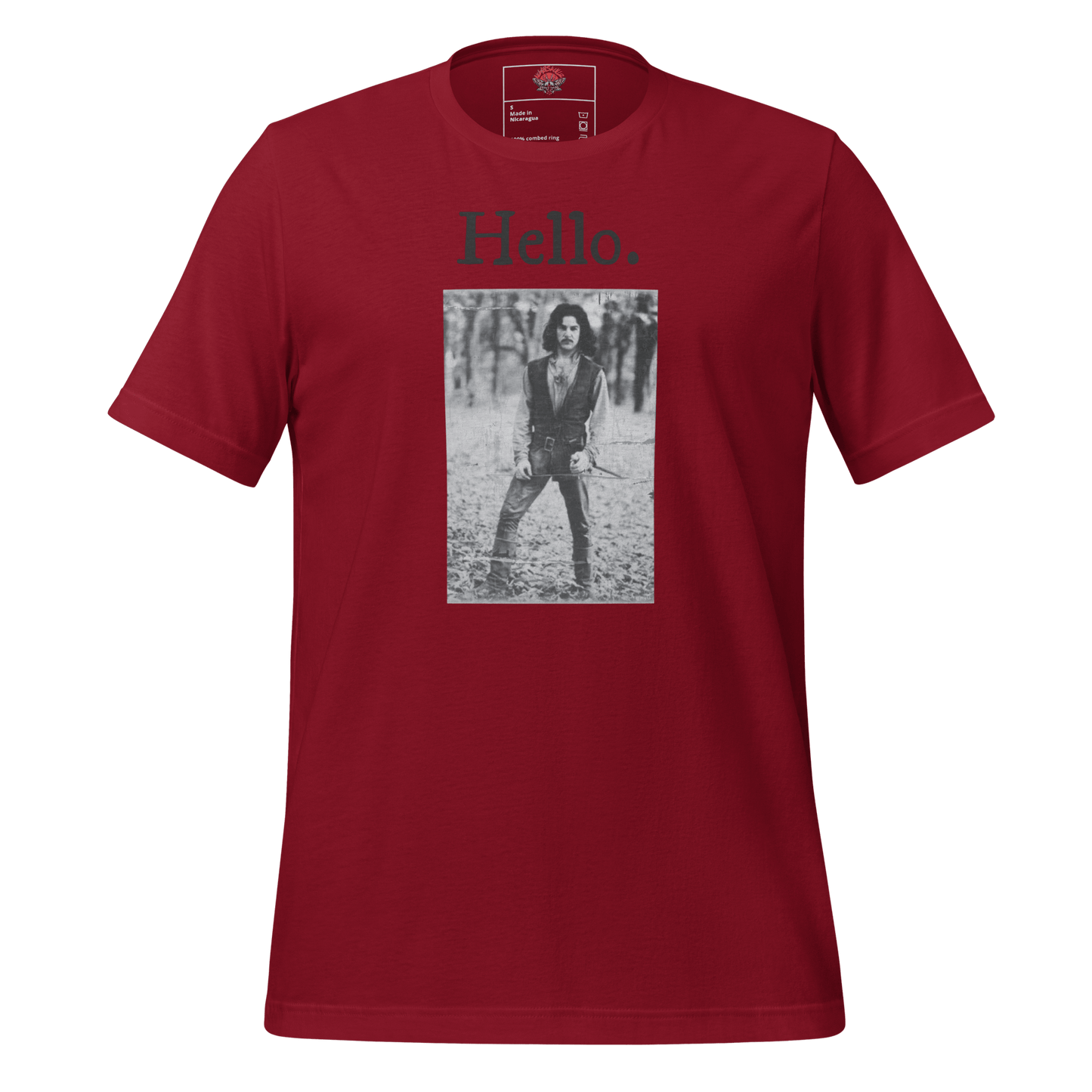 Hello - Unisex Cotton Tee - shirt - Short Sleeve - T-shirt - Numbskullz