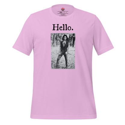 Hello - Unisex Cotton Tee - shirt - Short Sleeve - T-shirt - Numbskullz