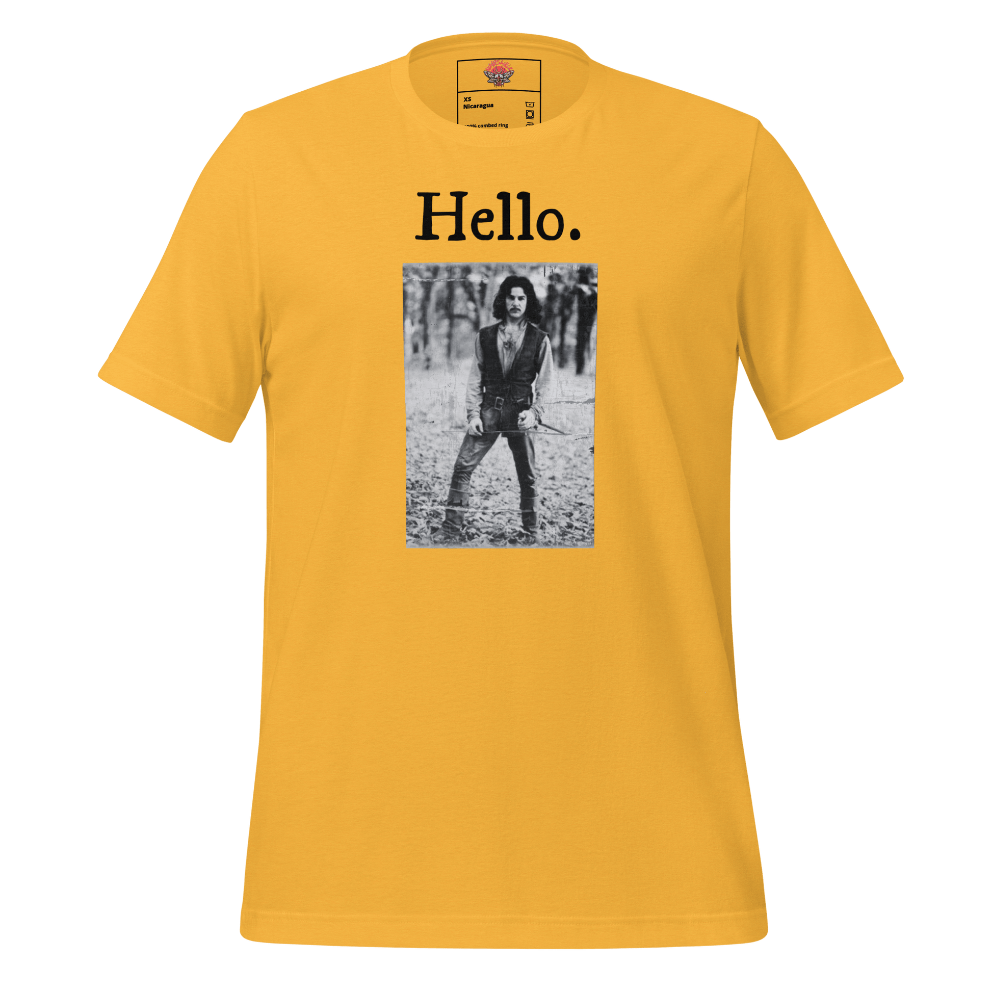Hello - Unisex Cotton Tee - shirt - Short Sleeve - T-shirt - Numbskullz
