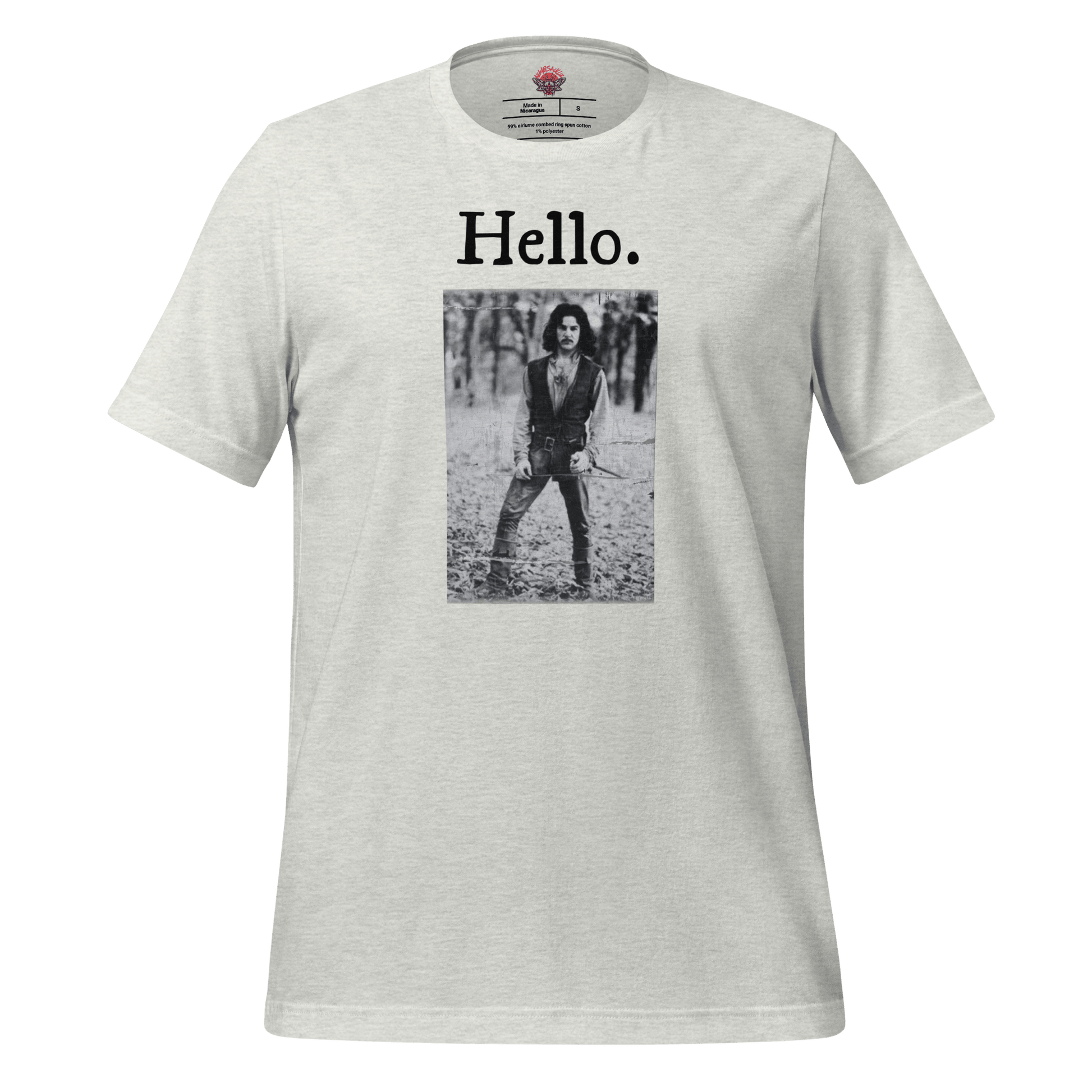 Hello - Unisex Cotton Tee - shirt - Short Sleeve - T-shirt - Numbskullz