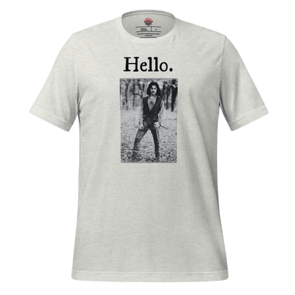 Hello - Unisex Cotton Tee - shirt - Short Sleeve - T-shirt - Numbskullz