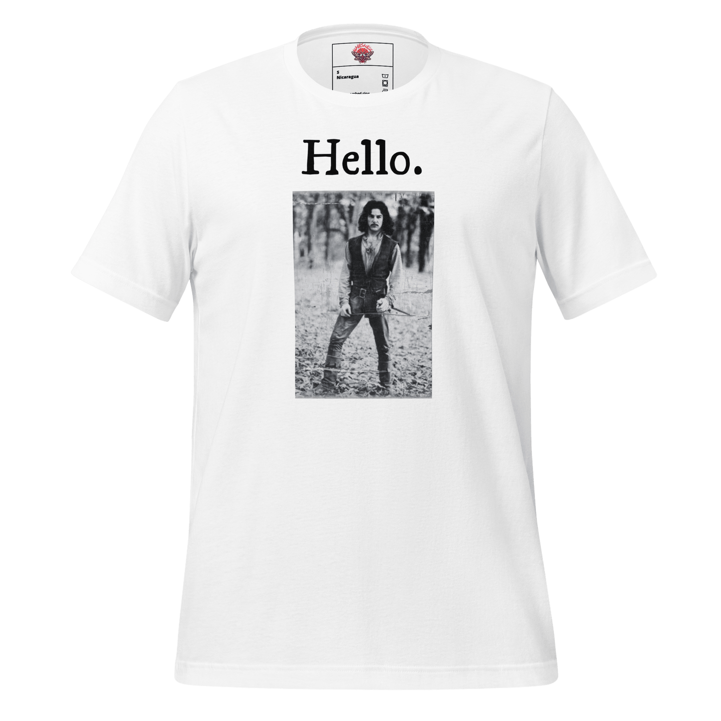 Hello - Unisex Cotton Tee - shirt - Short Sleeve - T-shirt - Numbskullz