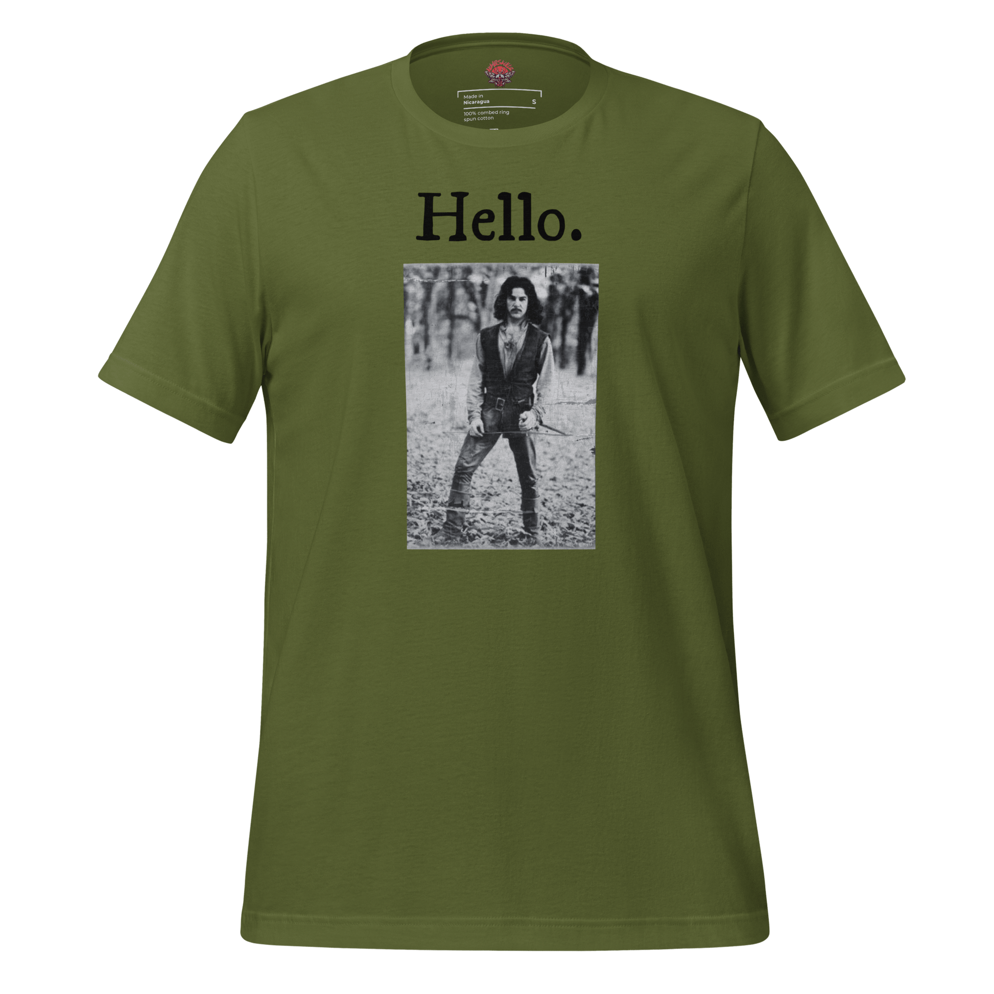 Hello - Unisex Cotton Tee - shirt - Short Sleeve - T-shirt - Numbskullz