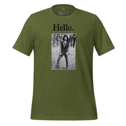 Hello - Unisex Cotton Tee - shirt - Short Sleeve - T-shirt - Numbskullz