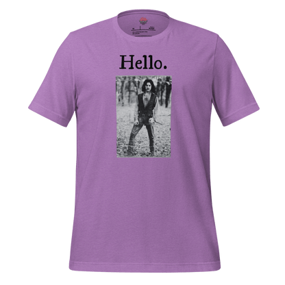Hello - Unisex Cotton Tee - shirt - Short Sleeve - T-shirt - Numbskullz