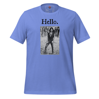 Hello - Unisex Cotton Tee - shirt - Short Sleeve - T-shirt - Numbskullz