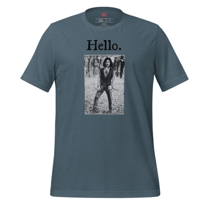 Hello - Unisex Cotton Tee - shirt - Short Sleeve - T-shirt - Numbskullz