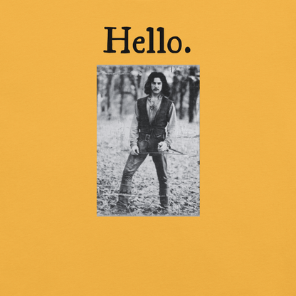 Hello - Unisex Cotton Tee - shirt - Short Sleeve - T-shirt - Numbskullz