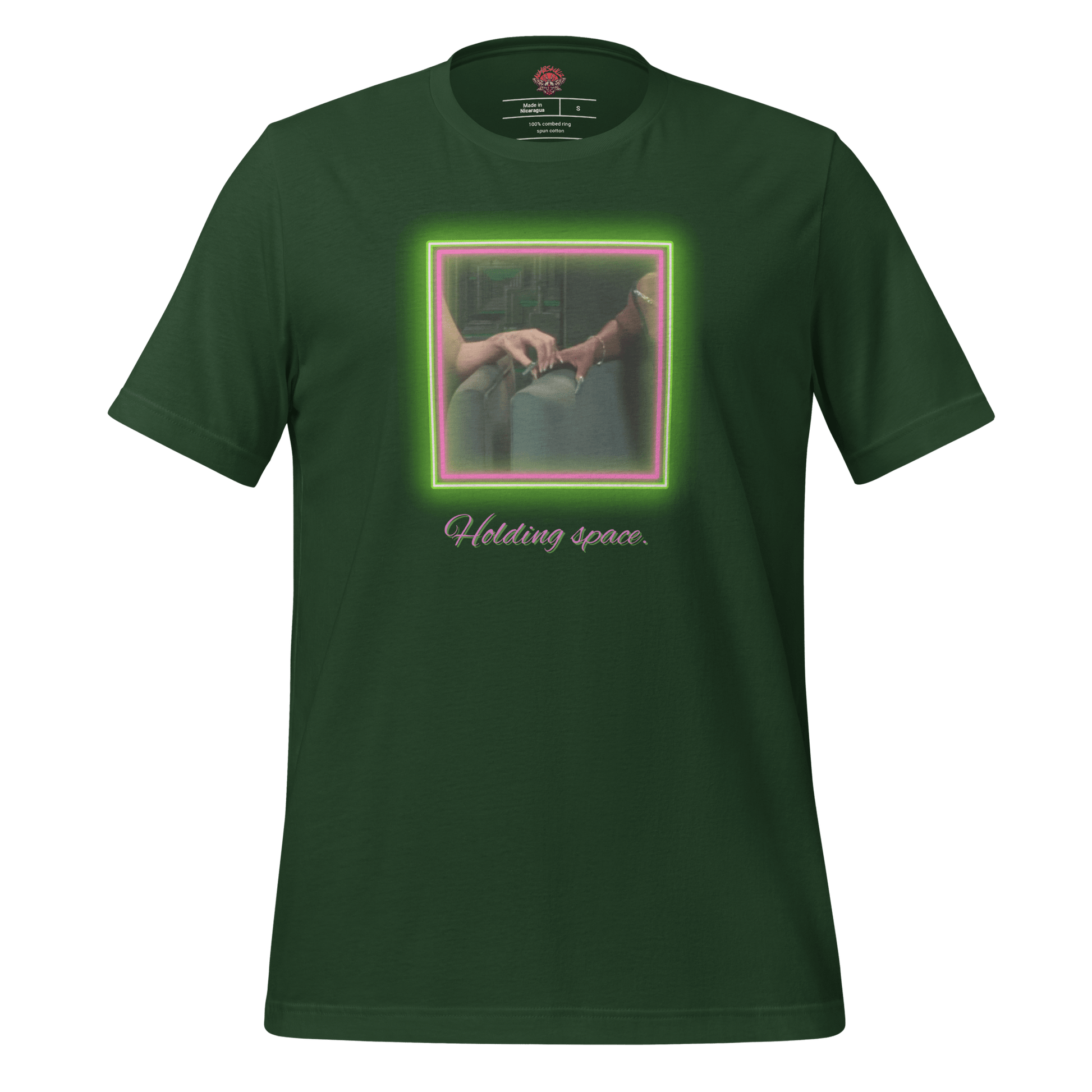 Holding Space - Unisex Cotton Tee - shirt - Short Sleeve - T-shirt - Numbskullz