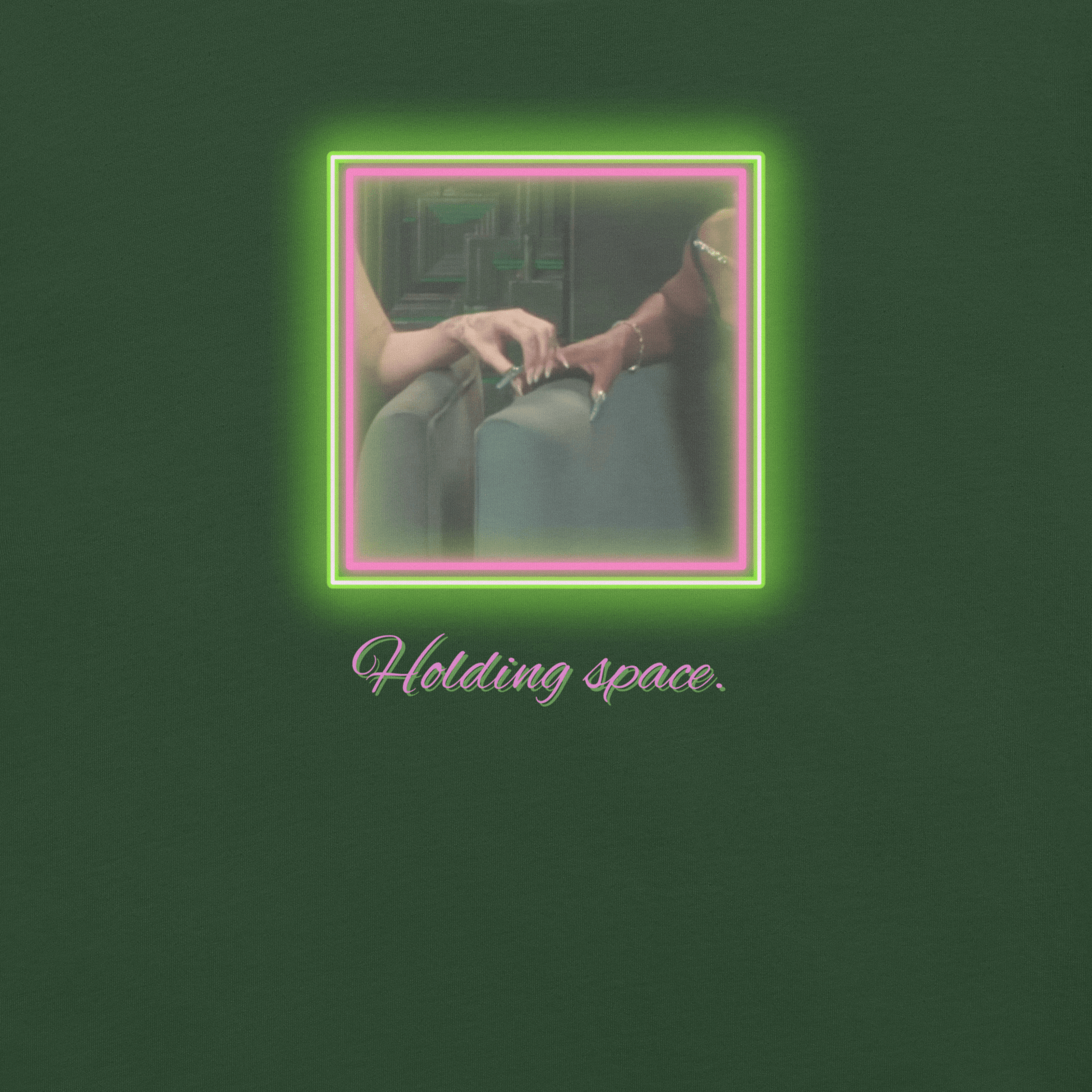 Holding Space - Unisex Cotton Tee - shirt - Short Sleeve - T-shirt - Numbskullz