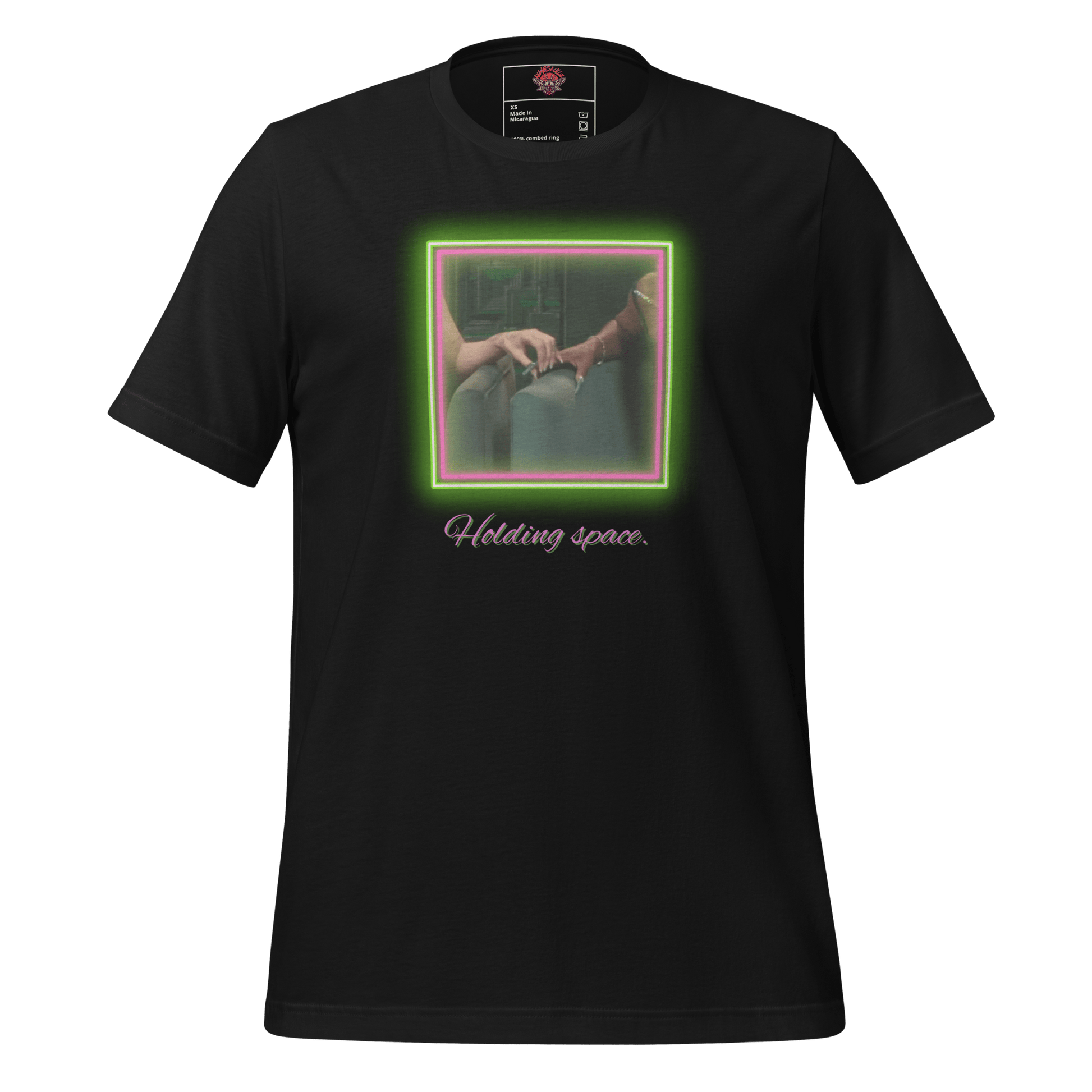 Holding Space - Unisex Cotton Tee - shirt - Short Sleeve - T-shirt - Numbskullz