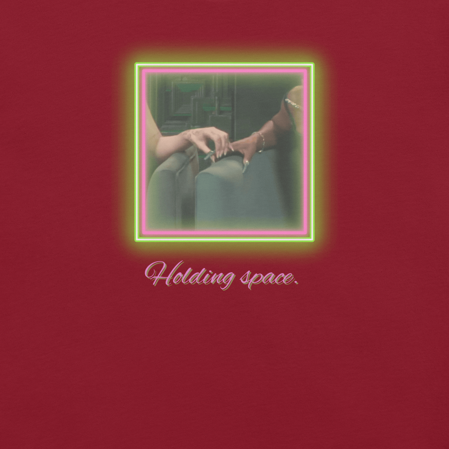 Holding Space - Unisex Cotton Tee - shirt - Short Sleeve - T-shirt - Numbskullz