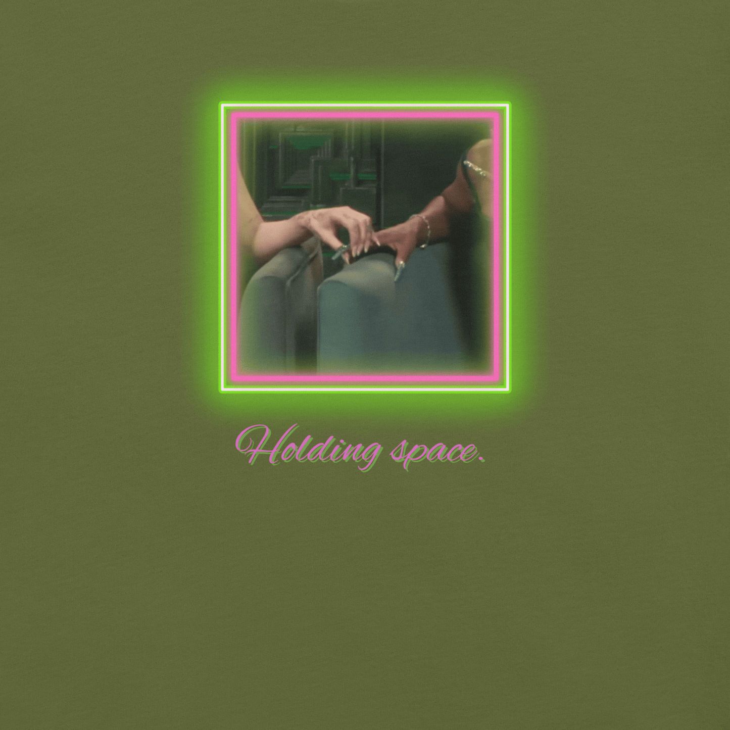 Holding Space - Unisex Cotton Tee - shirt - Short Sleeve - T-shirt - Numbskullz