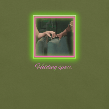 Holding Space - Unisex Cotton Tee - shirt - Short Sleeve - T-shirt - Numbskullz