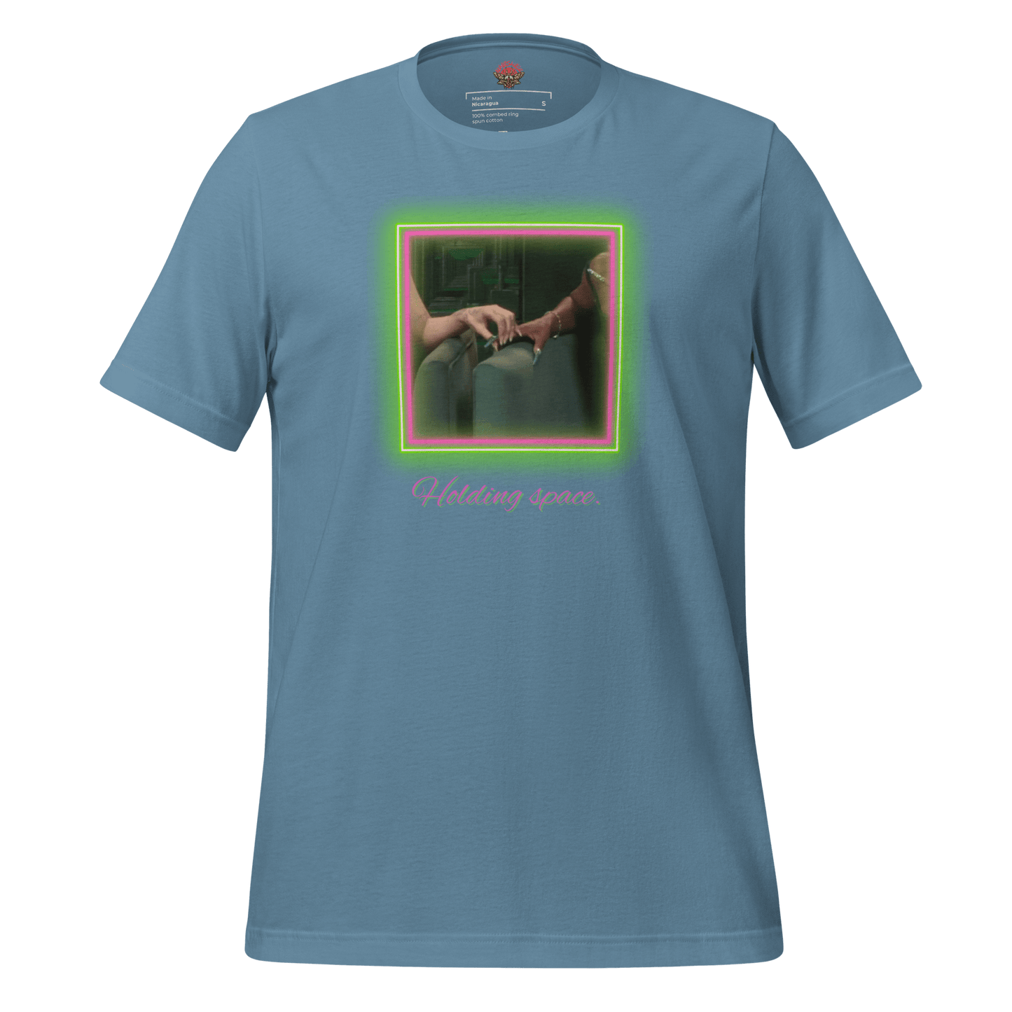 Holding Space - Unisex Cotton Tee - shirt - Short Sleeve - T-shirt - Numbskullz