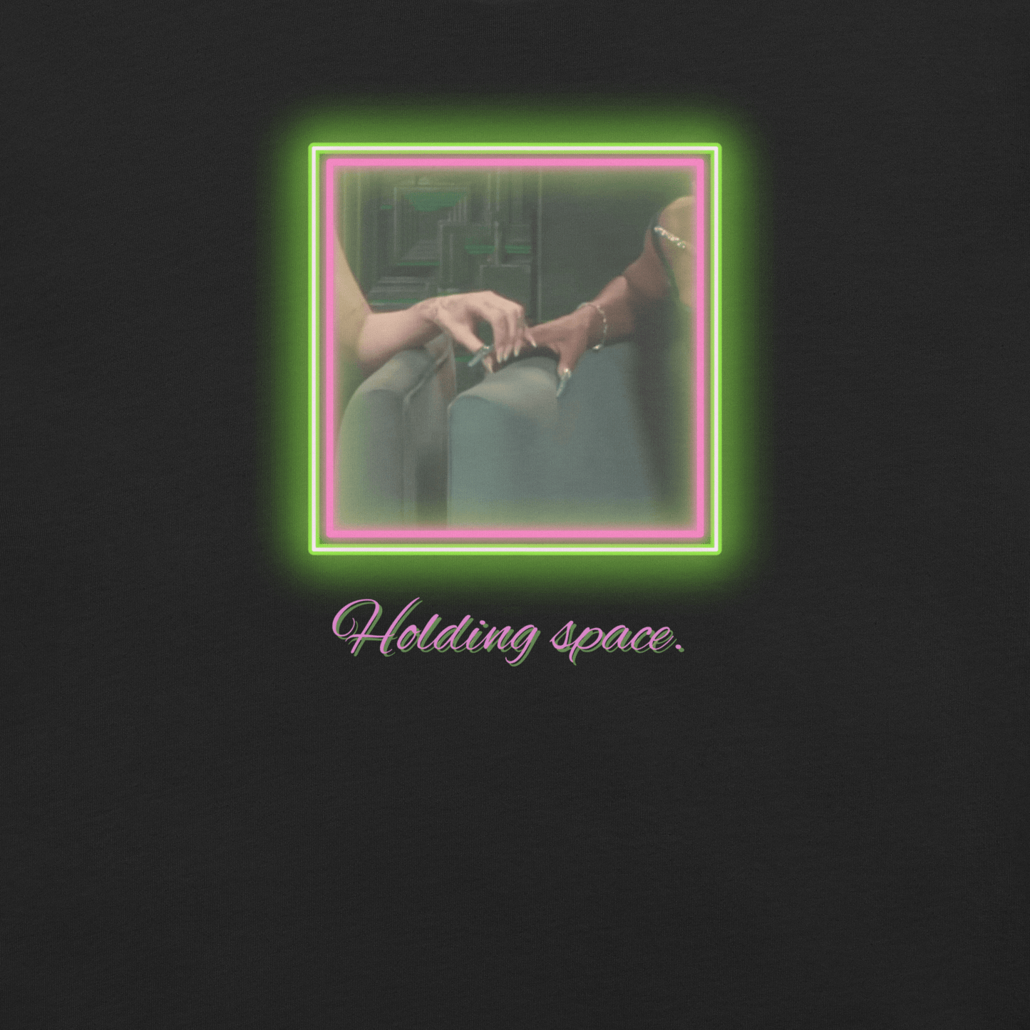 Holding Space - Unisex Cotton Tee - shirt - Short Sleeve - T-shirt - Numbskullz