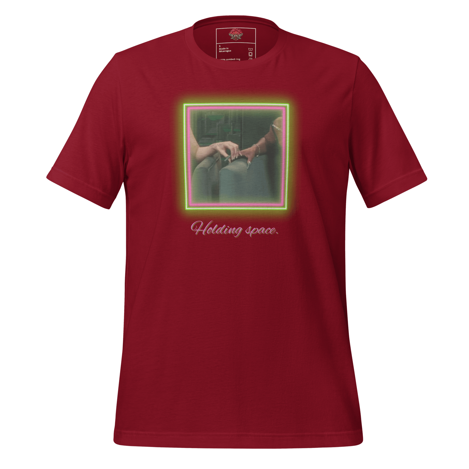 Holding Space - Unisex Cotton Tee - shirt - Short Sleeve - T-shirt - Numbskullz