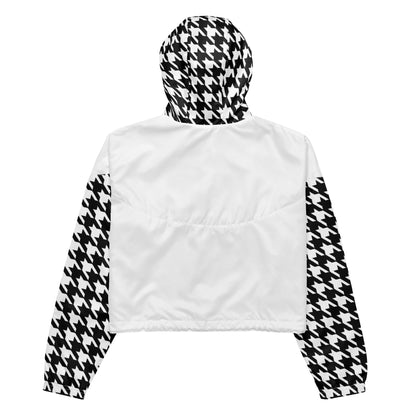 Houndstooth - Cropped Windbreaker - Windbreakers - TSC: TheShopCollective - Bad Horse