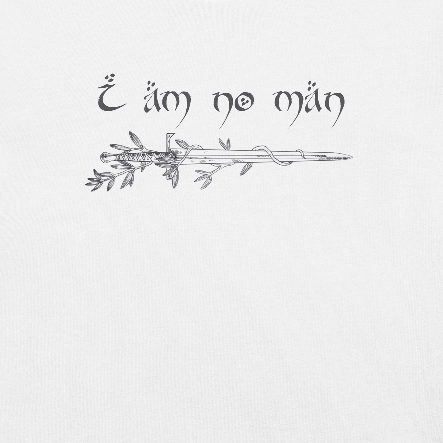 I Am No Man - Unisex Cotton Tee - shirt-shirts - Short Sleeve - Numbskullz