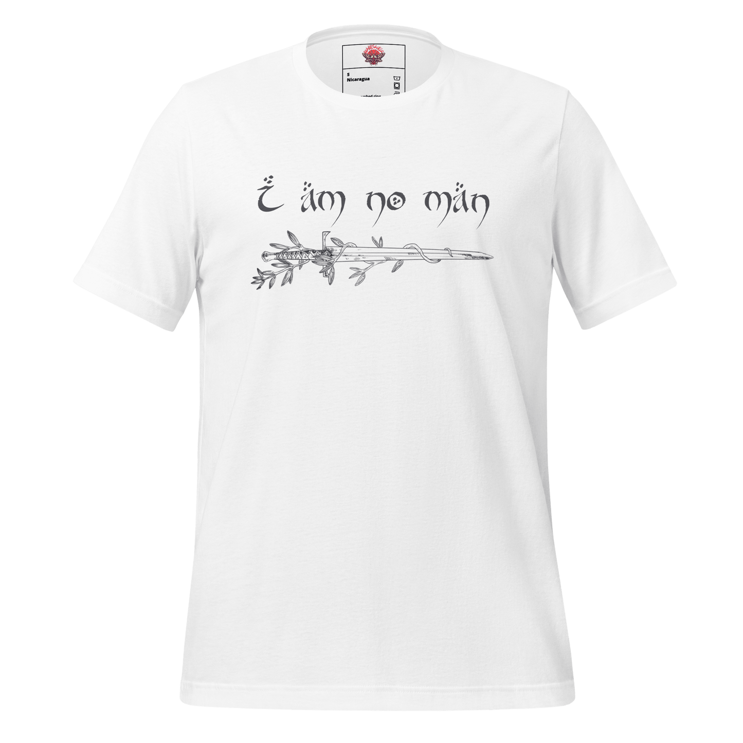 I Am No Man - Unisex Cotton Tee - shirt-shirts - Short Sleeve - Numbskullz
