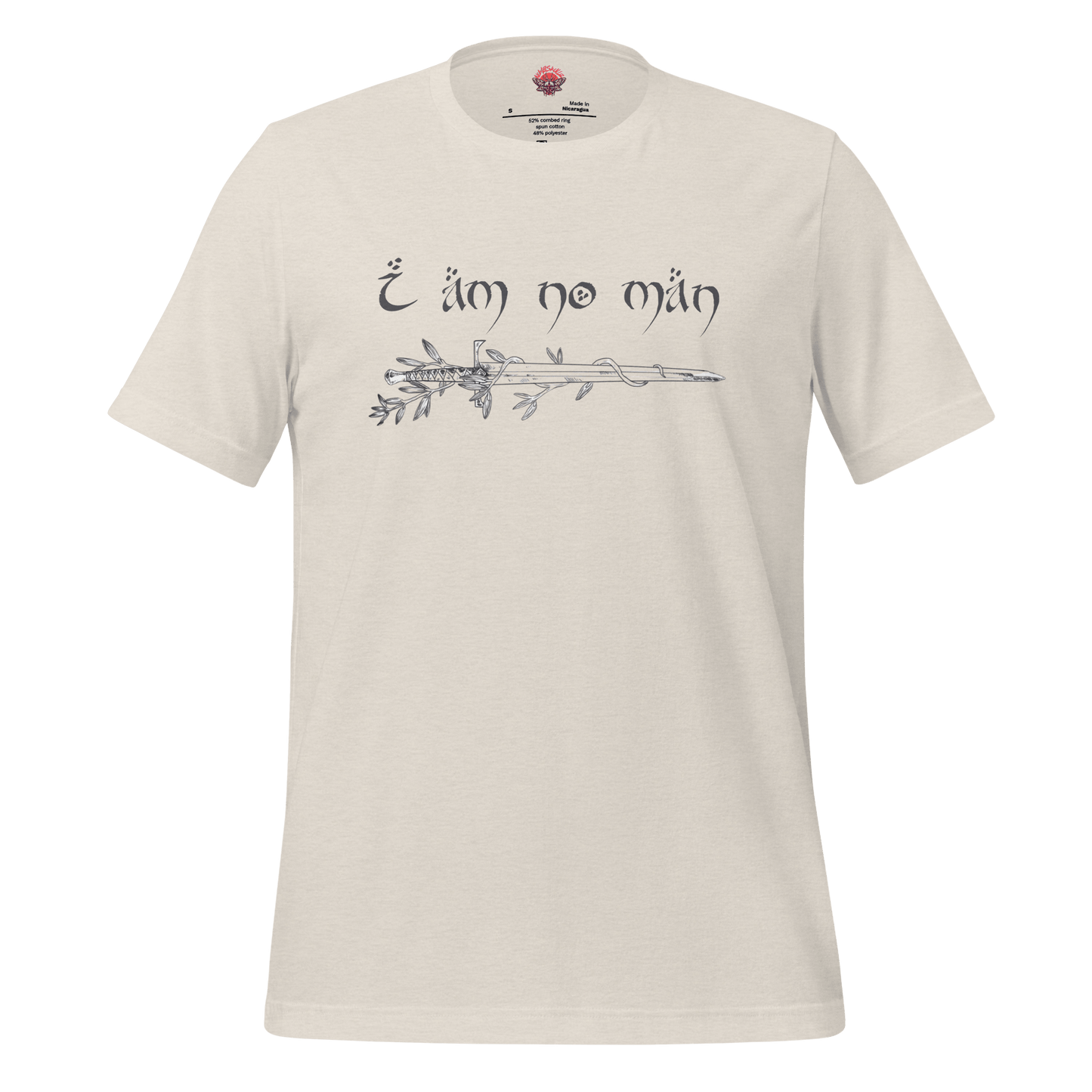 I Am No Man - Unisex Cotton Tee - shirt-shirts - Short Sleeve - Numbskullz