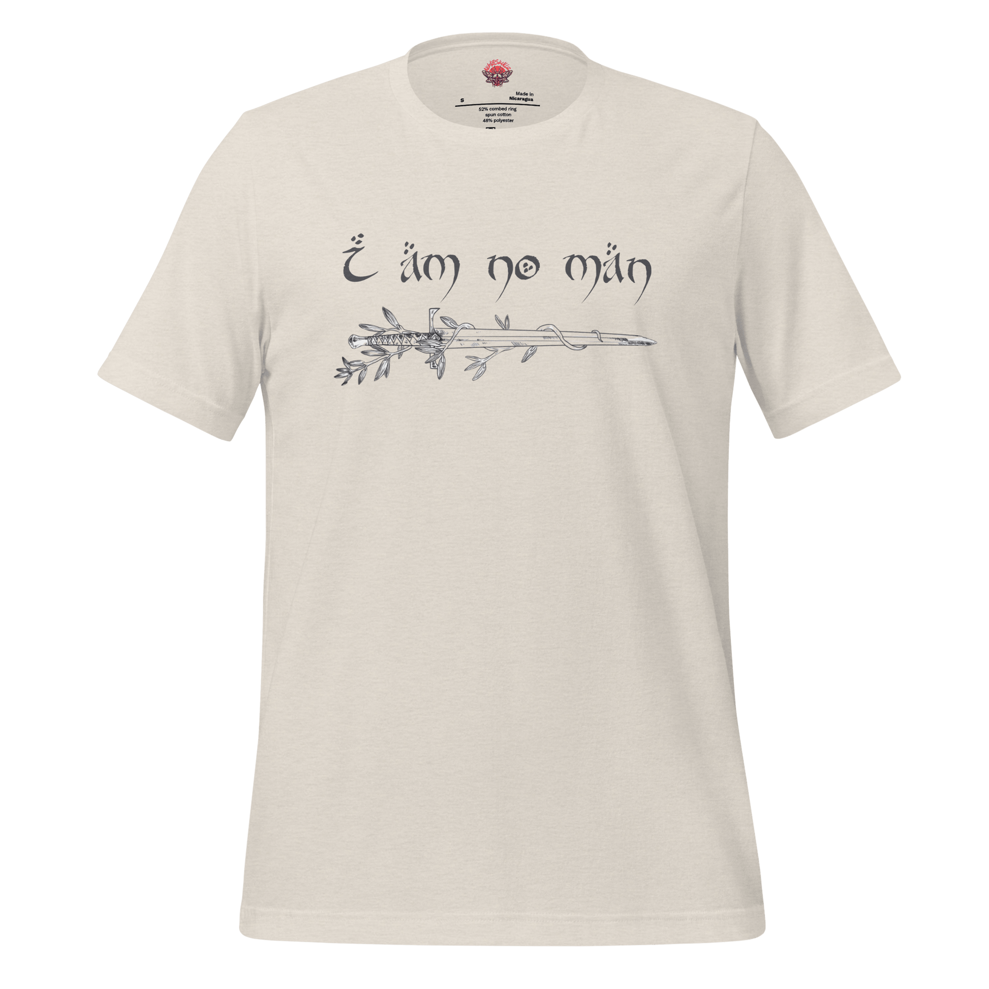 I Am No Man - Unisex Cotton Tee - shirt-shirts - Short Sleeve - Numbskullz