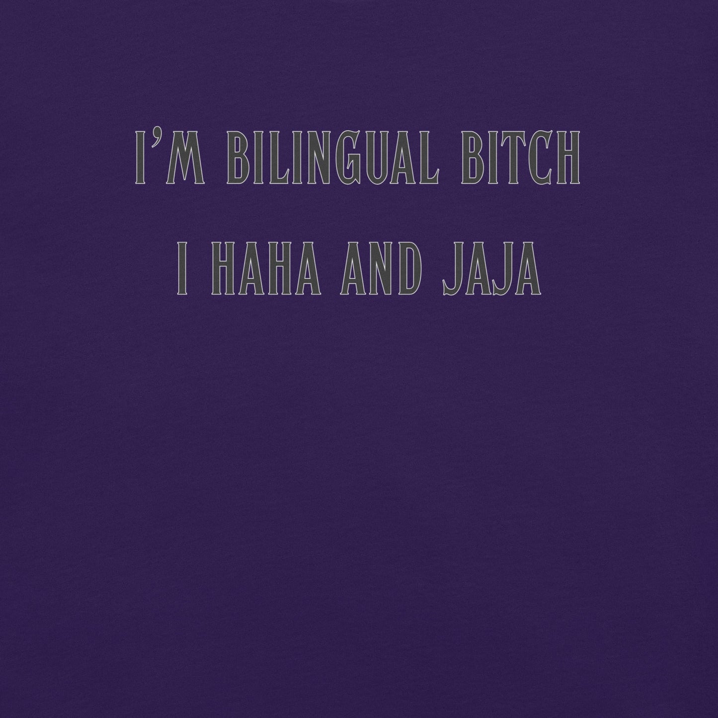 I Ha Ha and Ja Ja - Unisex Cotton Tee - shirt-shirts - Short Sleeve - Numbskullz
