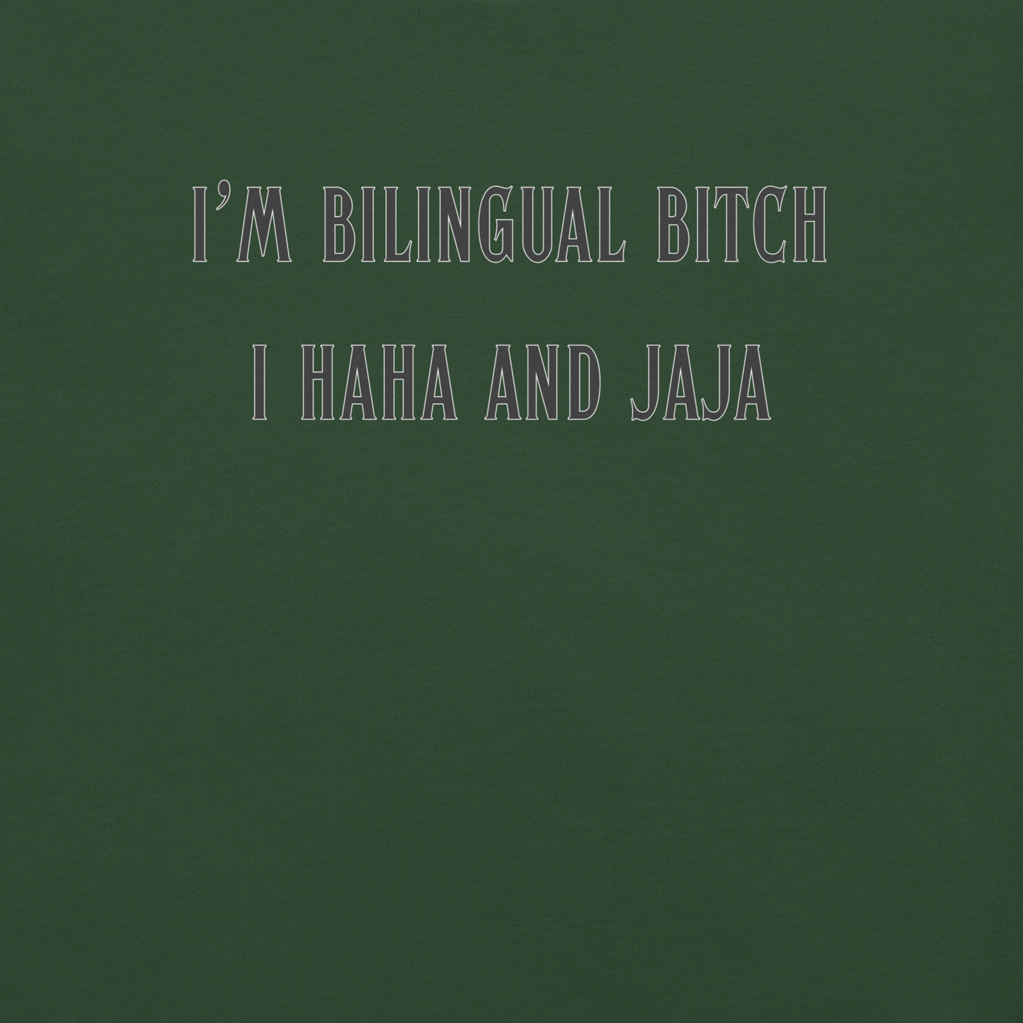I Ha Ha and Ja Ja - Unisex Cotton Tee - shirt-shirts - Short Sleeve - Numbskullz