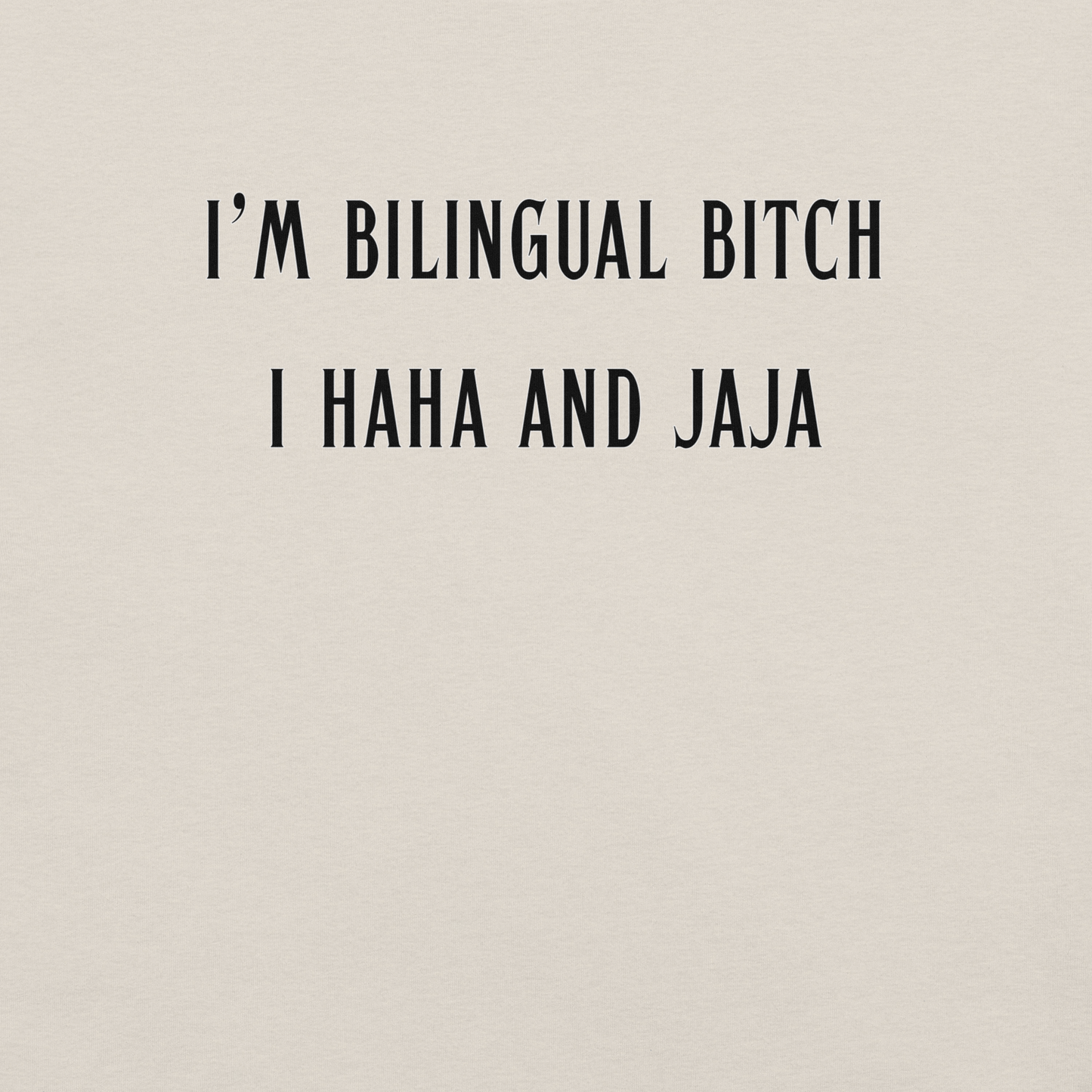 I Ha Ha and Ja Ja - Unisex Cotton Tee - shirt-shirts - Short Sleeve - Numbskullz