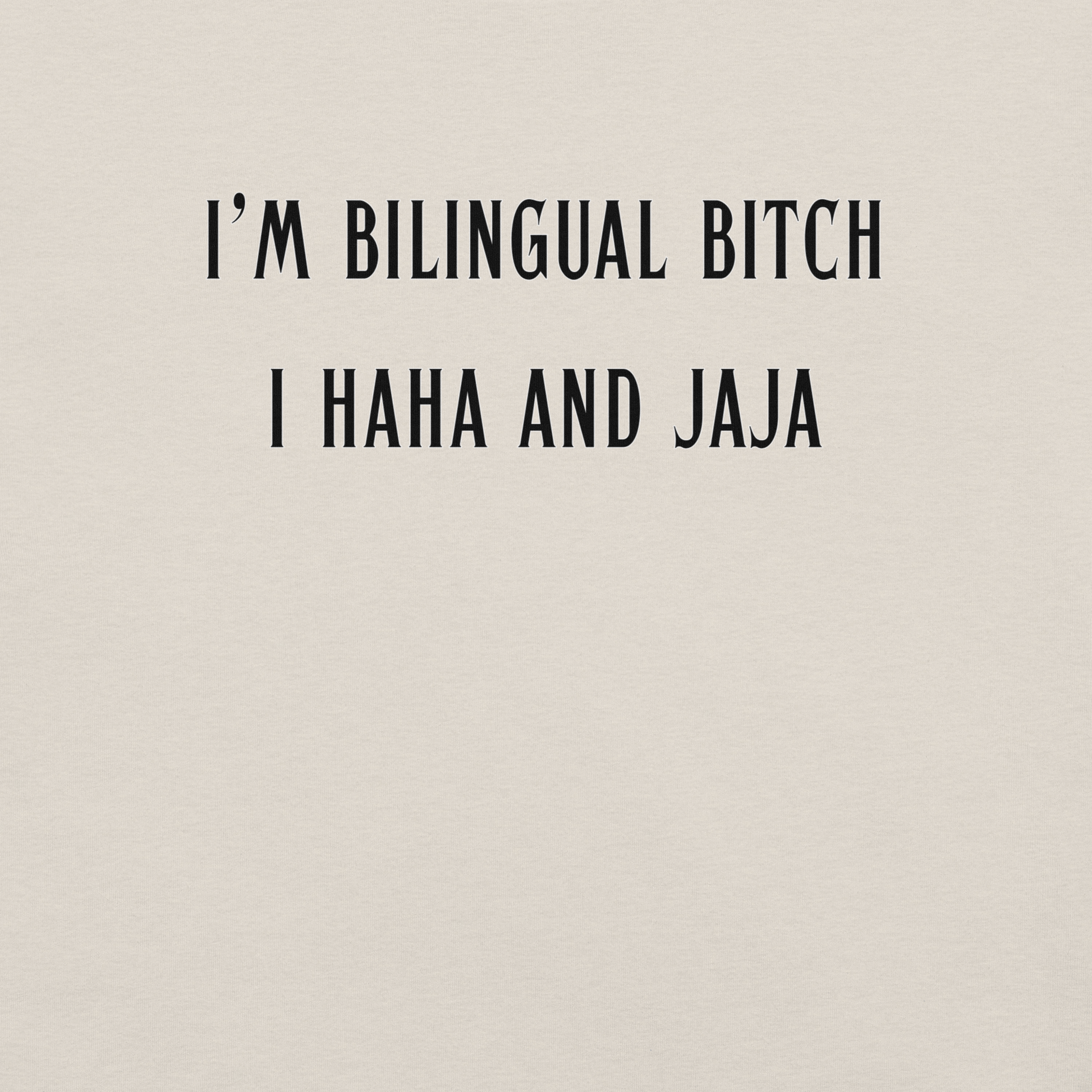 I Ha Ha and Ja Ja - Unisex Cotton Tee - shirt-shirts - Short Sleeve - Numbskullz