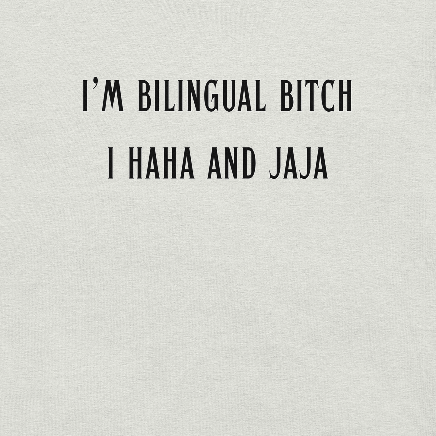 I Ha Ha and Ja Ja - Unisex Cotton Tee - shirt-shirts - Short Sleeve - Numbskullz