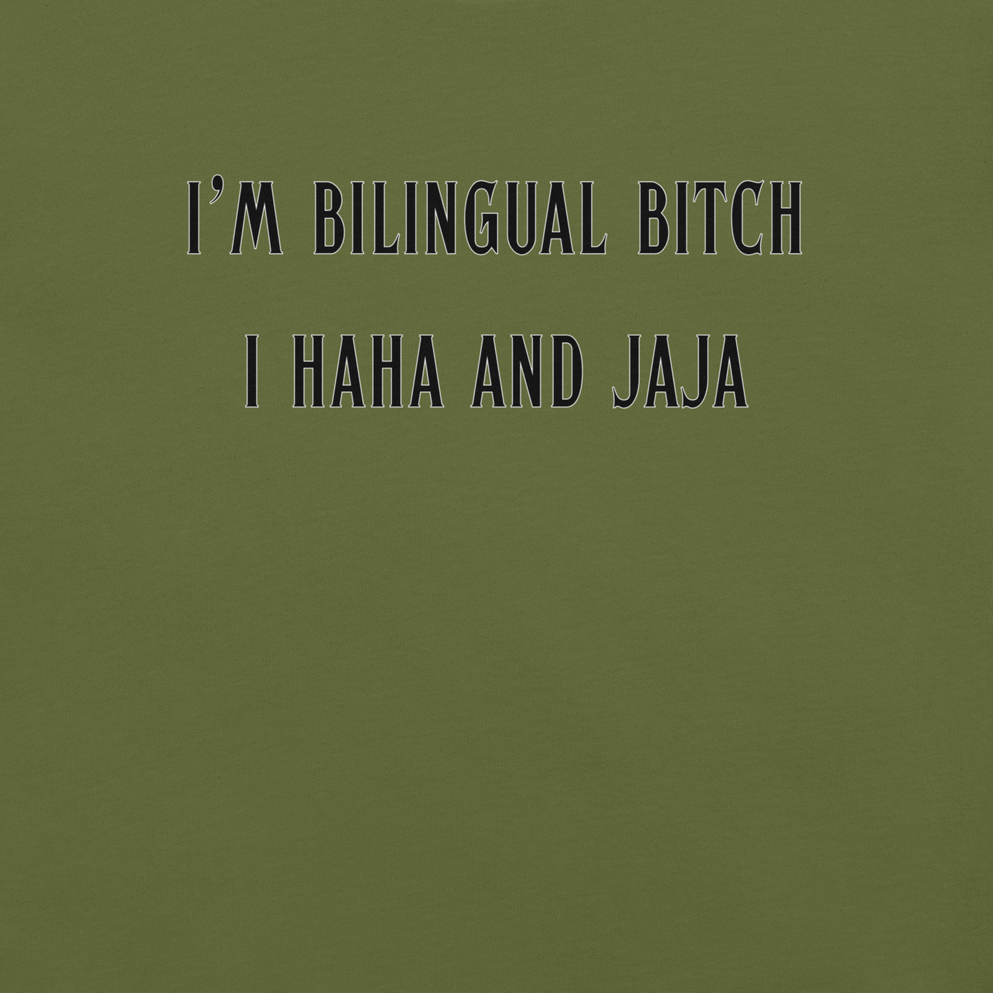 I Ha Ha and Ja Ja - Unisex Cotton Tee - shirt-shirts - Short Sleeve - Numbskullz