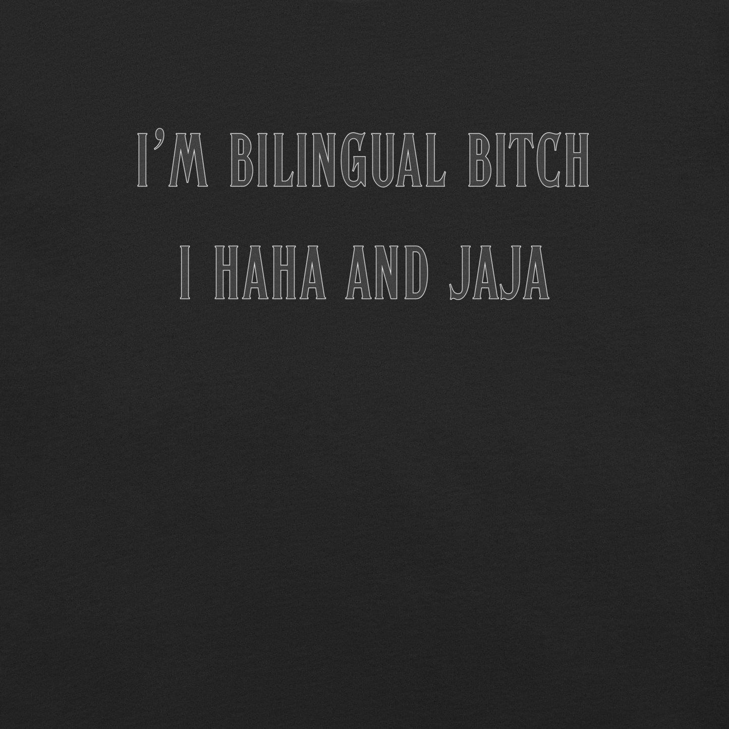 I Ha Ha and Ja Ja - Unisex Cotton Tee - shirt-shirts - Short Sleeve - Numbskullz