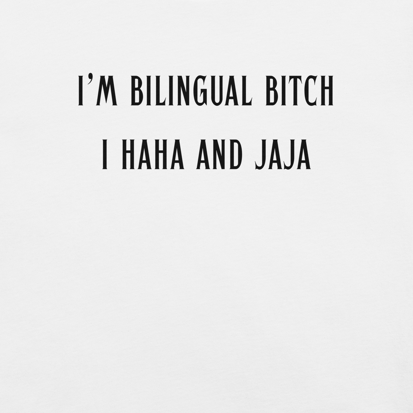 I Ha Ha and Ja Ja - Unisex Cotton Tee - shirt-shirts - Short Sleeve - Numbskullz