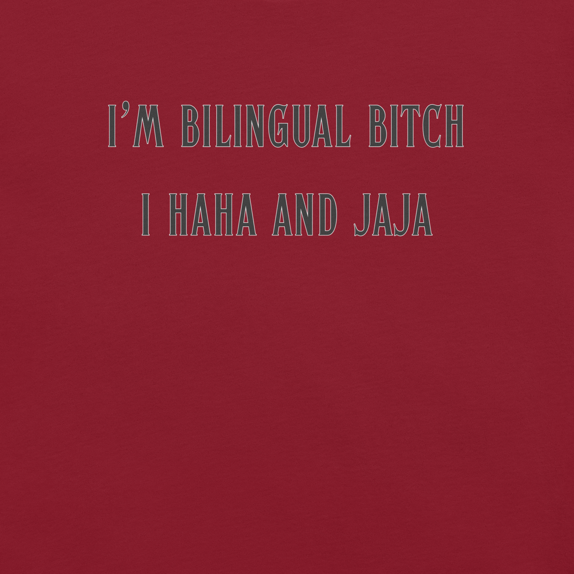 I Ha Ha and Ja Ja - Unisex Cotton Tee - shirt-shirts - Short Sleeve - Numbskullz