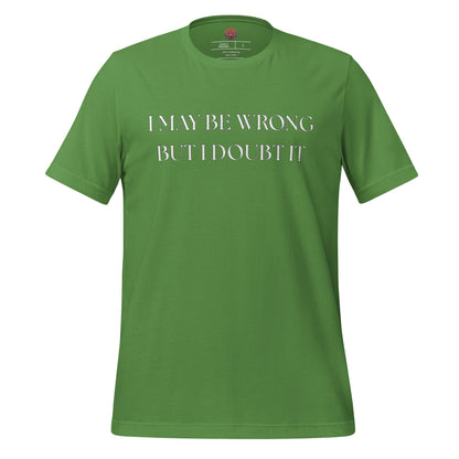 I May Be Wrong (not) - Unisex Cotton Tee - shirt-shirts - Short Sleeve - Numbskullz