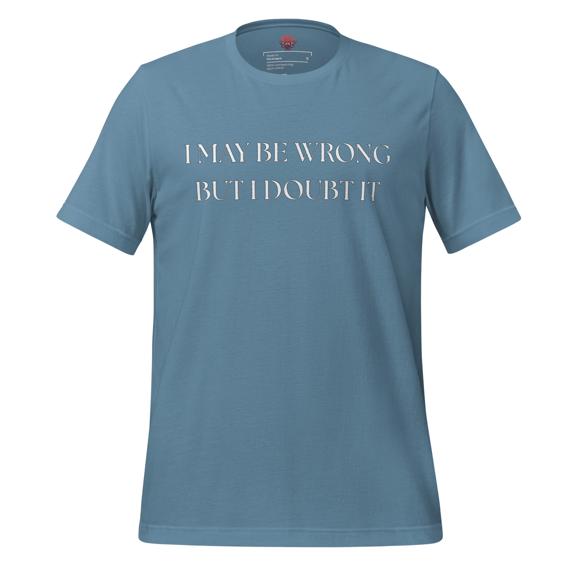 I May Be Wrong (not) - Unisex Cotton Tee - shirt-shirts - Short Sleeve - Numbskullz