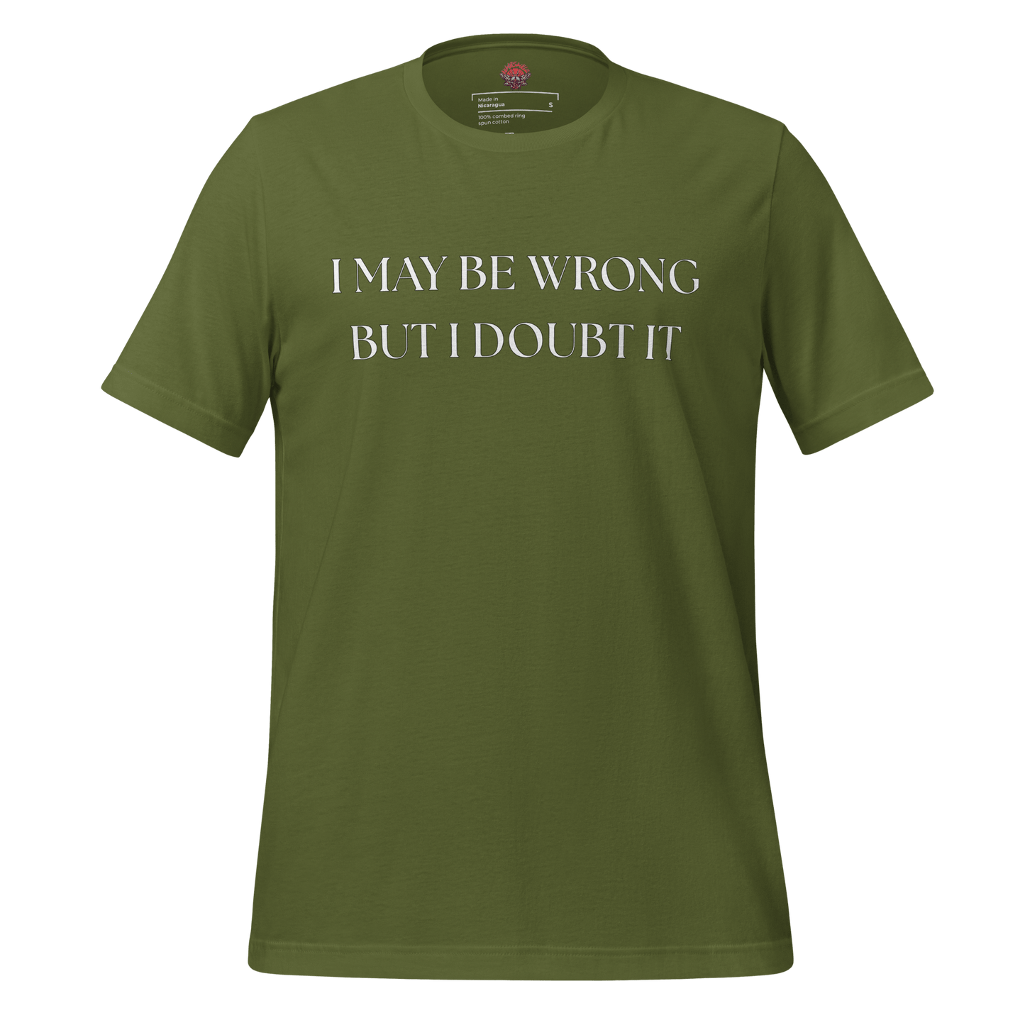 I May Be Wrong (not) - Unisex Cotton Tee - shirt-shirts - Short Sleeve - Numbskullz