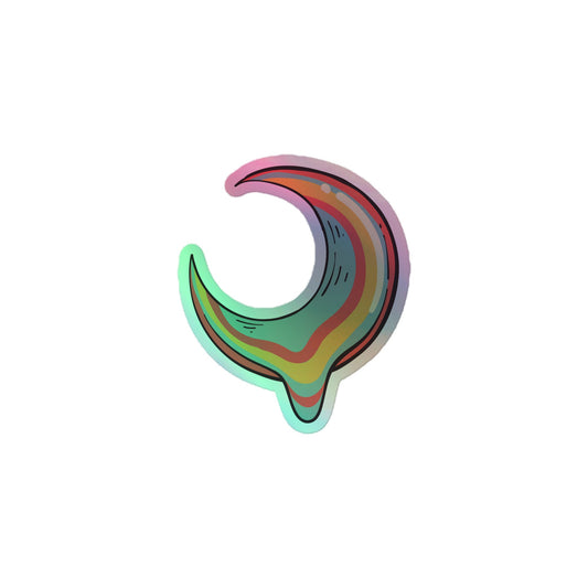 Incandescent Crescent - Holographic Sticker - holographicsticker - kisscutstickers - sticker collections - Numbskullz