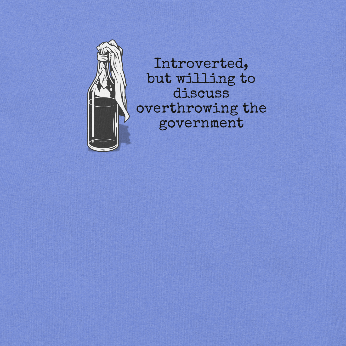 Introverted Rebel - Unisex Cotton Tee - activism - political - shirt - Numbskullz