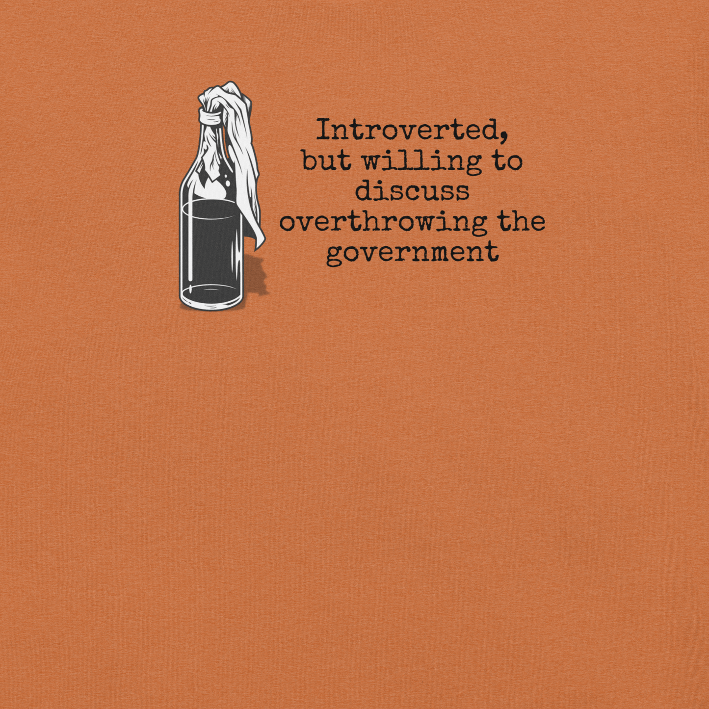 Introverted Rebel - Unisex Cotton Tee - activism - political - shirt - Numbskullz