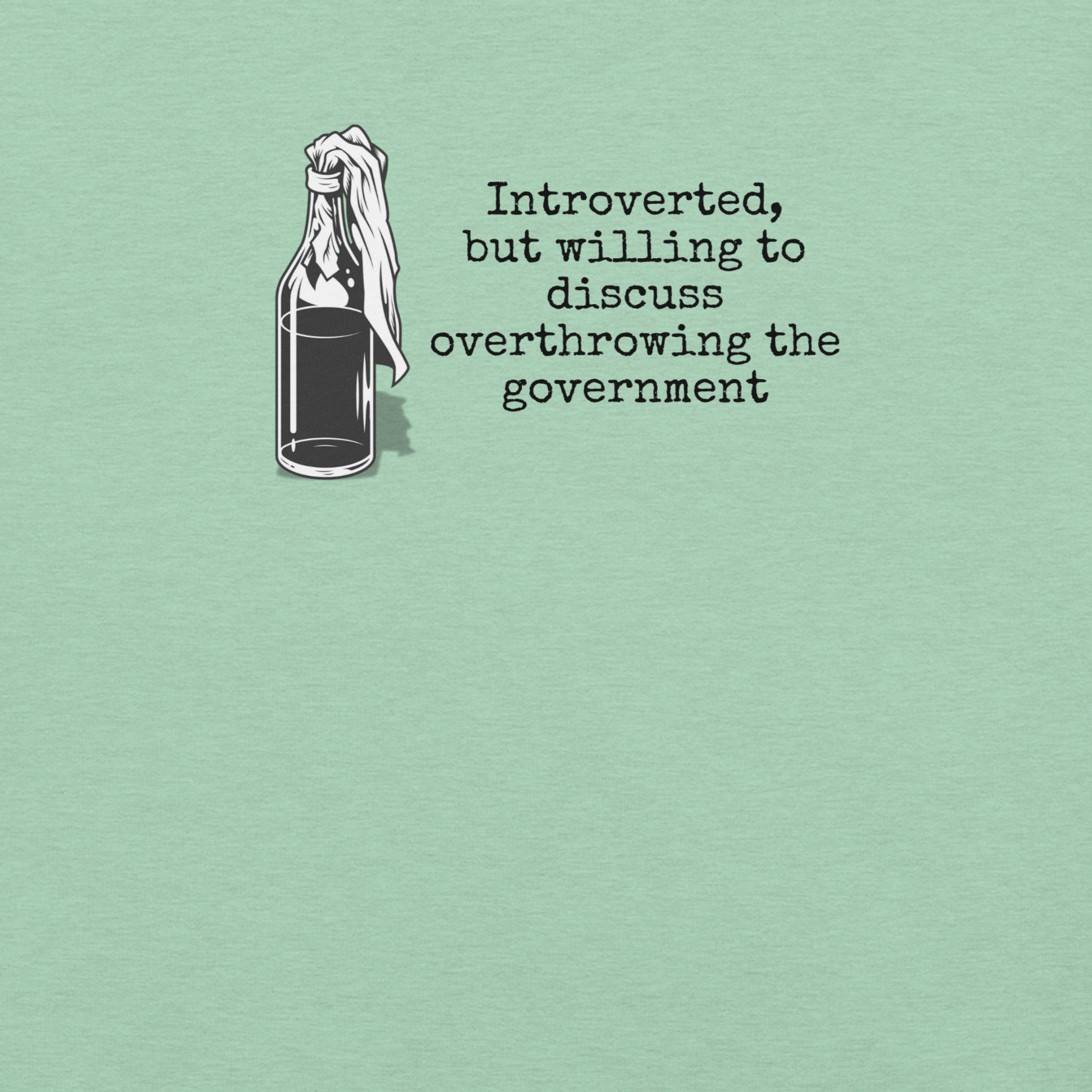 Introverted Rebel - Unisex Cotton Tee - activism - political - shirt - Numbskullz