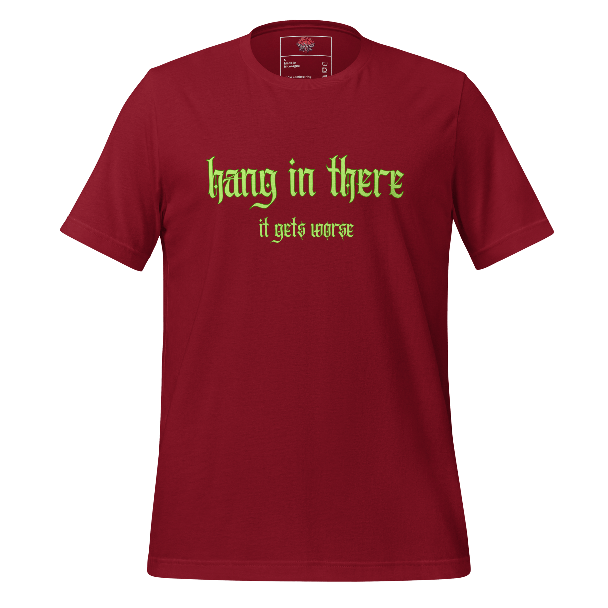 It Gets Worse - Unisex Cotton Tee - shirt-shirts - Short Sleeve - Numbskullz