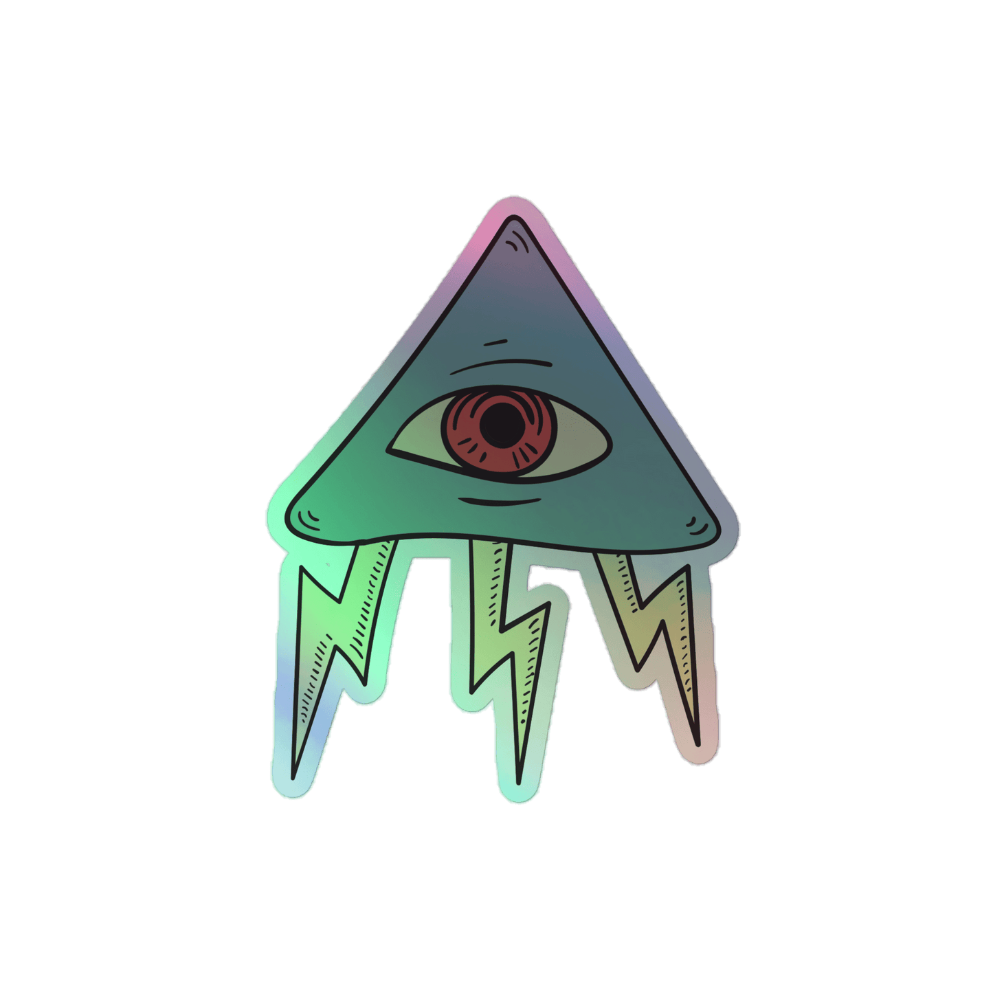 Jellyfish - Holographic Sticker - holographicsticker - kisscutstickers - sticker collections - Numbskullz