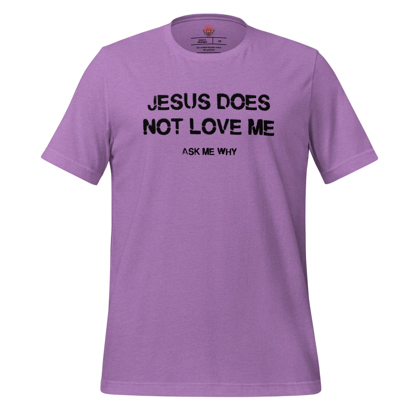 Jesus Doesn't Love Me - Unisex Cotton Tee - shirt-shirts - Short Sleeve - Numbskullz